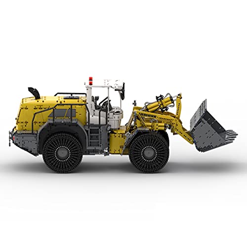 Morton3654Mam Técnica de orugas planificador, modelo MOC-49777, 12135 piezas, rueda gigante RC cargador, bloques de construcción, compatible con Lego