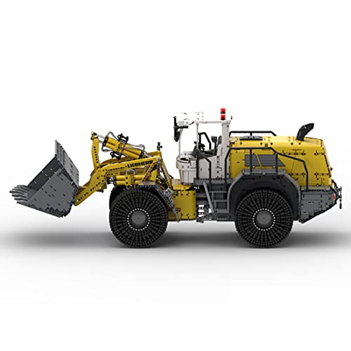 Morton3654Mam Técnica de orugas planificador, modelo MOC-49777, 12135 piezas, rueda gigante RC cargador, bloques de construcción, compatible con Lego