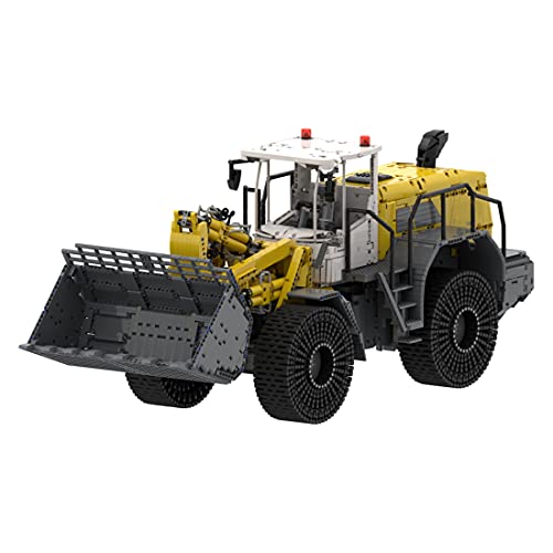 Morton3654Mam Técnica de orugas planificador, modelo MOC-49777, 12135 piezas, rueda gigante RC cargador, bloques de construcción, compatible con Lego