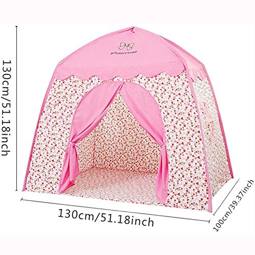 Móvil para niños, Juegos Infantiles Tienda Impermeable Cubierta de Carpa jardín al Aire Libre Juguete, Tienda de la Playa de Sol Chicas jóvenes, niños Tipi Juegos de Tiendas de campaña,Rosado