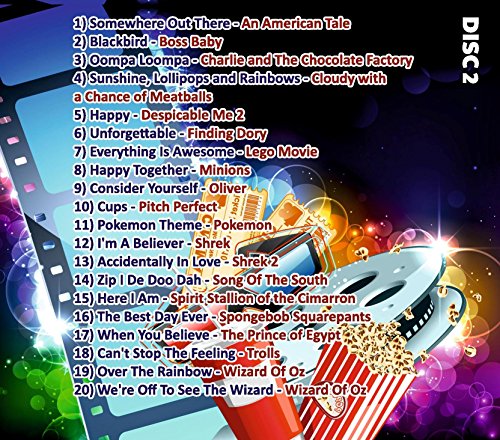 Mr Entertainer Big Karaoke Hits of Kids Movies CD+G (CDG) Pack. 40 Top Songs. Sing the Songs of Disney & more Children's movies. Canta las canciones de Disney y más películas para niños