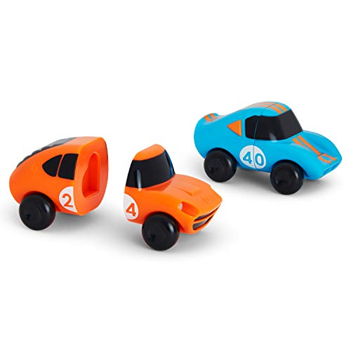 Munchkin - Juguete De Baño Magnet Motors - 2 Coches Magnéticos, Colores Surtidos