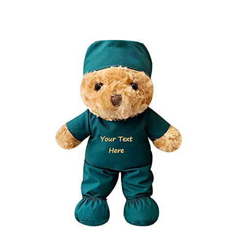 Muñeco de Peluche con Texto Personalizado, Osos, Doctor y Enfermera, Osito de Peluche, Peluche, Regalo de la Temporada de graduación para niños, Estudiante de Medicina