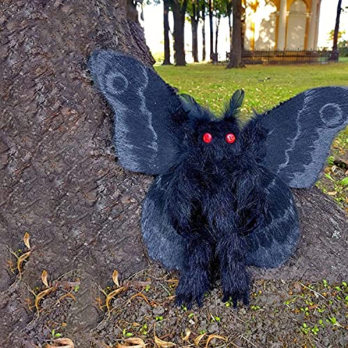 Muñeco De Peluche Gótico Mothman Con Ojos Rojos Brillantes, Estilo Medieval, Atractivo Muñeco De Peluche Con Diseño De Polilla Malvada, Decoraciones Navideñas De Halloween