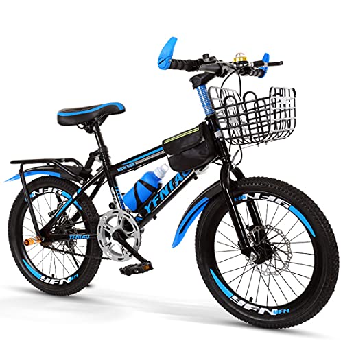 MXSXN Bicicleta para Niños Bicicleta para Niños De 7 A 14 Años | Edición De Bicicleta De Montaña De Una Sola Velocidad De 18"20" 22 Pulgadas para Niños Y Niñas,22"