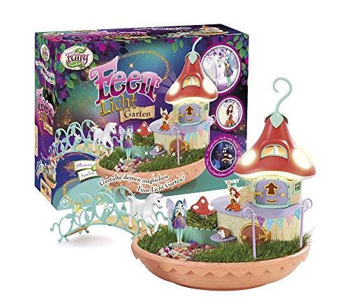 My Fairy Garden Toy Set & Nightlight - Fairies Light Garden para que los niños de 4 años se planten ellos mismos.