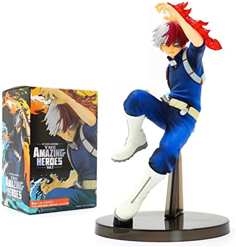 My Hero Academia Figura de Acción Todoroki Shoto Anime Personaje Modelo Estatua Acción Figura Niños Juguete 15cm,Todoroki Shoto