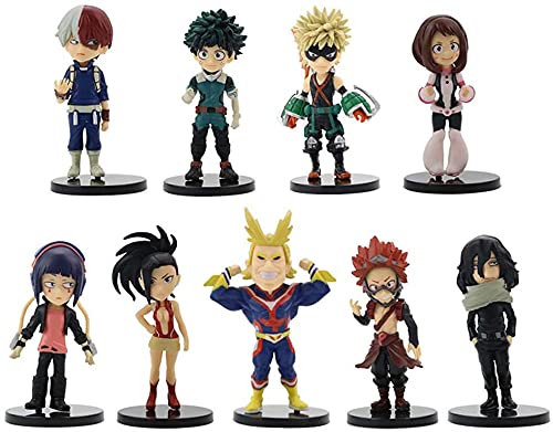 My Hero Academia Figures 6.5-10.5cm Pop/Toga/Deku/Kirishima/Todoroki/Banpresto/Bakugo/Tsuyu/Tomura/Dabi Academia Set (B)