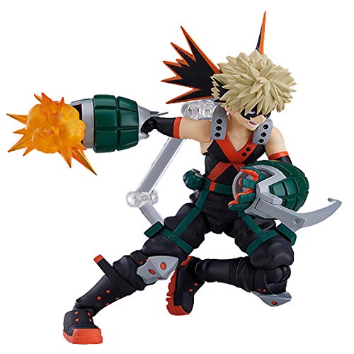 My Heroes Academia Bakugou Katsuki Figura de Acción Anime Figma Figura de Colección Estatua Juguetes de Regalo para Niños-14CM