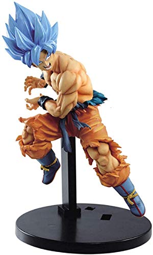 MYXFASITA Navidad Dolls 2 unids/Set Dragon Ball Super Movie Broly Fighters Goku Vegeta SSJ Blue Hair Figure Brinquedos PVC Figuras de acción Juguetes Kid Gift 17 Cm VMX36