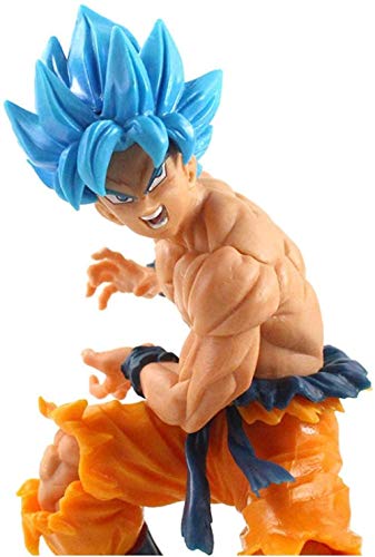 MYXFASITA Navidad Dolls 2 unids/Set Dragon Ball Super Movie Broly Fighters Goku Vegeta SSJ Blue Hair Figure Brinquedos PVC Figuras de acción Juguetes Kid Gift 17 Cm VMX36