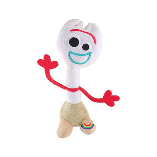 NA 12cm Pixar Toy Story 4 Peluche De Peluche Woody Forky Bunny Alien Buzz Lightyear Potato Head Doll Toys, 12-15cm 6 Piezas