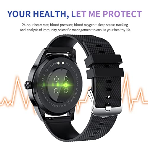 #N/A/a Reloj Inteligente Deportivo de música Compatible con Llamadas Bluetooth para teléfonos Android - Verde