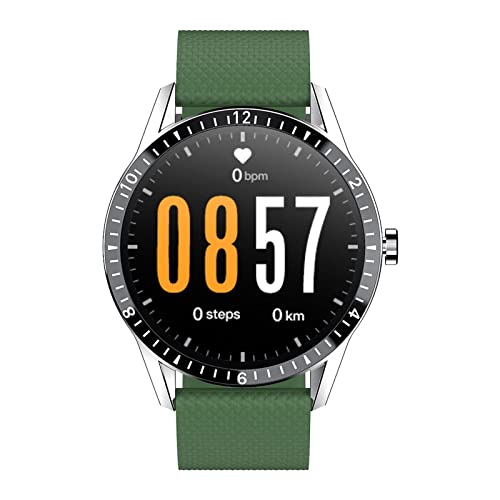 #N/A/a Reloj Inteligente Deportivo de música Compatible con Llamadas Bluetooth para teléfonos Android - Verde