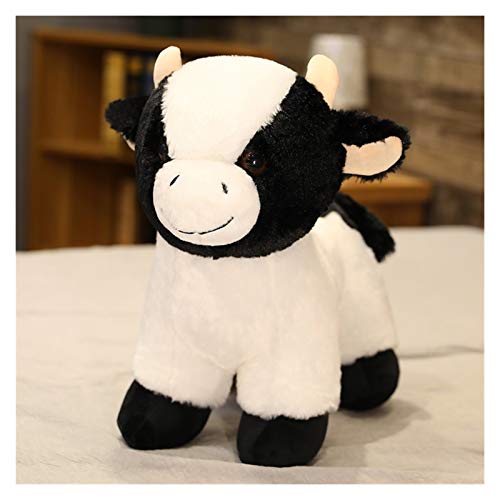 Naikaxn Peluche 30-55cm Muñeca esponjosa Adorable Bull Adorable BORTE Milly Toy PELUMINIO RELUSTIZADA COMPA DE COMPA DE VACAJE LOS Juguetes SOBLEROS para EL Regalo Relleno Muñeca para coleccionar