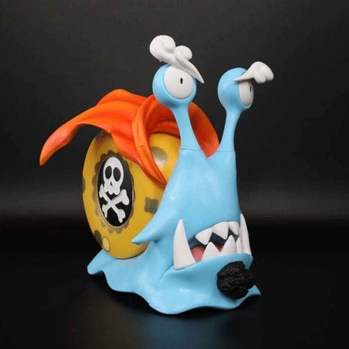 NAMFXH One Piece Shiping Phone Gusano Escritorio de la computadora Decoración PVC Anime Modelo de Personaje Regalo Muñeca de Juguete Figura Decoración Altura-4.73in