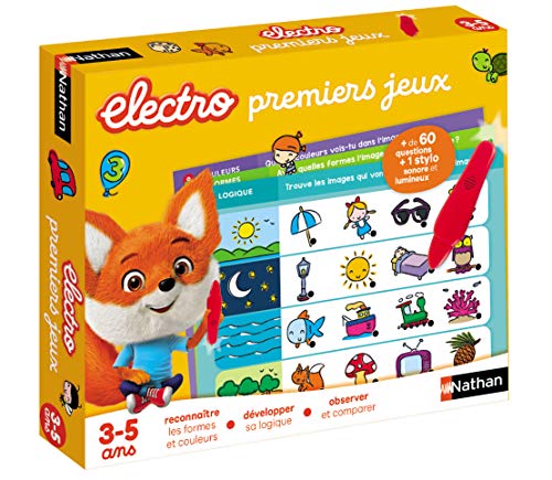 Nathan- Electro Primeros Juego Educativo electrónico para niños de 3 a 5 años (Diset 31619)