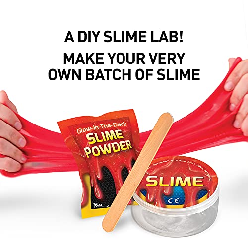 NATIONAL GEOGRAPHIC Mega Slime Kit & Putty Lab – 4 Tipos de increíble Limo para niñas y niños más 4 Tipos de Masilla Incluyendo Masilla magnética, esponjosa y Masilla Que Brilla en la Oscuridad