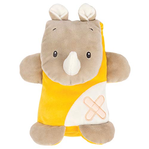 Nattou- Peluche Rinoceronte, Color Amarillo (730068)