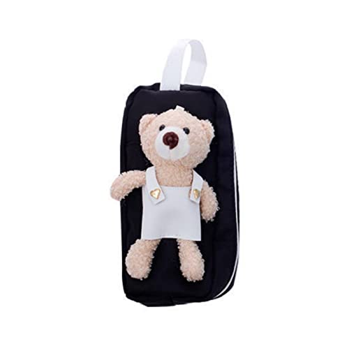 NC Estuche para lápices de Gran Capacidad, Estuche para lápices de Oso Lindo, Bolso de papelería Escolar Duradero de Tela Oxford para Adolescente Adulto