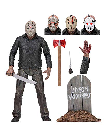 NECA c/Accesorios Viernes 13 Figura articulada Jason, Multicolor (B07H8JJBJH)