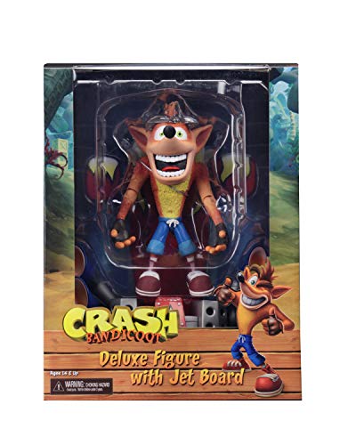 NECA Deluxe Aerotabla 14 cm Scale Action Figure Crash Bandicoot (NEC0NC41051)