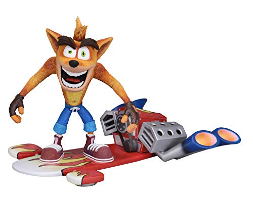 NECA Deluxe Aerotabla 14 cm Scale Action Figure Crash Bandicoot (NEC0NC41051)