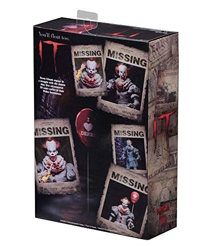 NECA IT (2017) Ultimate Pennywise - Figura de acción (18 cm, SDCC 2018)