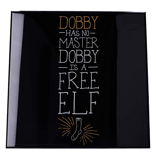 Nemesis Now Harry Potter House Dobby is a Free Elf Crystal Clear Art, Negro, 32 cm