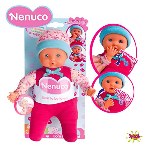 Nenuco Mi Primer Baño (Famosa 700014070) + De Famosa Da Besitos, Muñeca Bebé con Sonidos, para Niñas Y Niños A Partir De 10 Meses (Famosa 700014775)