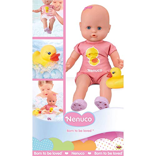 Nenuco Mi Primer Baño (Famosa 700014070) + De Famosa Da Besitos, Muñeca Bebé con Sonidos, para Niñas Y Niños A Partir De 10 Meses (Famosa 700014775)