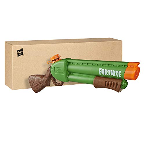 Nerf Super Soaker Fortnite Pump-SG Water Blaster - Bomba de acción de remojo - para jóvenes, Adolescentes, Adultos