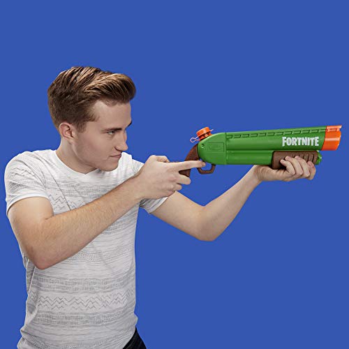 Nerf Super Soaker Fortnite Pump-SG Water Blaster - Bomba de acción de remojo - para jóvenes, Adolescentes, Adultos