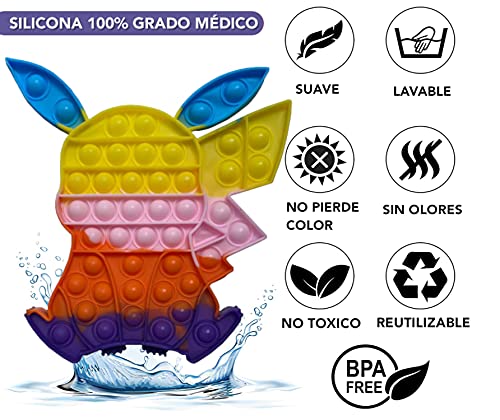 NF ROADTOLOVE Pop it Fidget Toy , Juguete Sensorial Antiestres para Niños y Adultos , Bubble Push Pop , Juguetes de Explotar Burbujas para Aliviar Ansiedad y Estrés , Pop it Mariposa