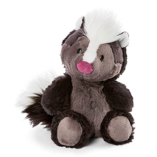 NICI Chiala la tierna 20cm – Mofetas, niños y bebés – Peluches Esponjoso para abrazar y Jugar – Juguetes Suaves para Mascotas – Colección Forest Friends, Color Negro/Gris, 20 cm (47338)