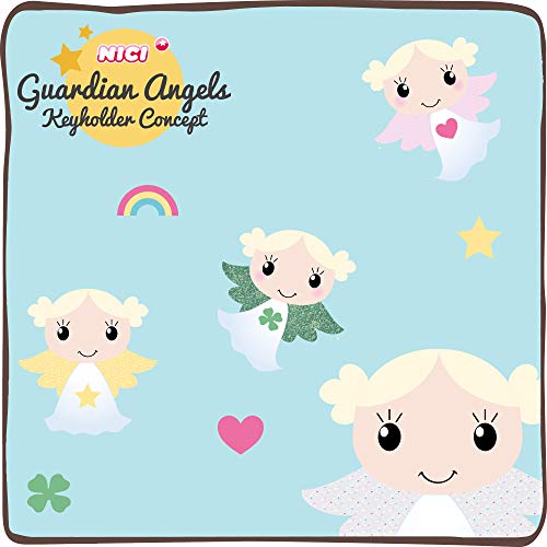 NICI Llavero ángel de la guarda con corazón 9cm