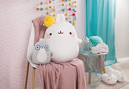 NICI Peluche elástico Conejo Molang en Caja de Regalo 48cm 47750