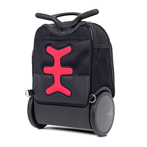 Nikidom Roller - Mochila Escolar con Ruedas - Modelo Roller Up Goal - 52x32,5x21 cm - 2 Compartimentos de Gran Capacidad - Incluye Correas Almacenables y Base Reforzada