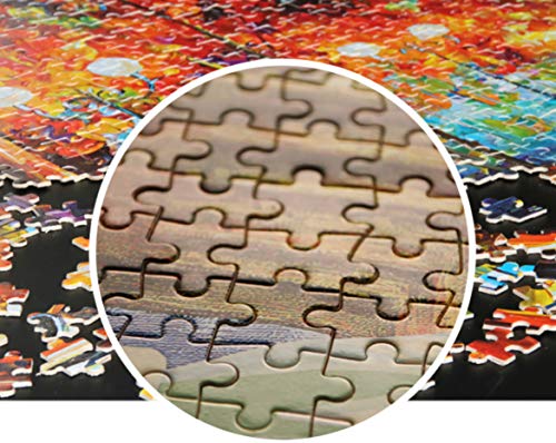 Niños Adultos Puzzle 500 Piezas Gato debajo de la baranda blanca Diy Madera Toys Juego Puzzle