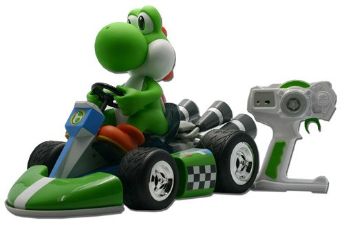 Nintendo Mario Kart Wii - Mando inalámbrico Yoshi para Radio (40 cm)