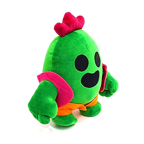 NMFX Muñeca de peluche infantil de 20 cm, diseño de cactus, color verde