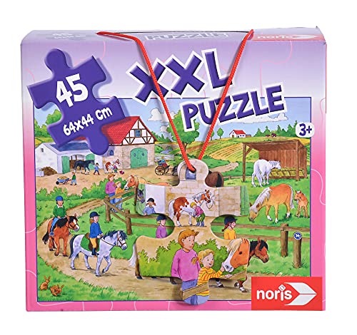 Noris 606031790 XXL - Puzzle Gigante con 45 Piezas (tamaño Total: 64 x 44 cm), para niños a Partir de 3 años