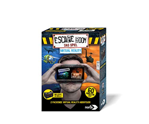 Noris 606101831 Escape Room Mega Pack - Juego de accesorios para descodificador de videojuegos (6 casos, 2 minijuegos y cronómetro), Versión alemana