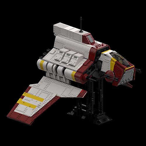 Nu-Class Republic Attack Assault Shuttle Set Construcción, Nave Espacial MOC Grande Compatible con Lego Star Wars USC - 2317 Piezas