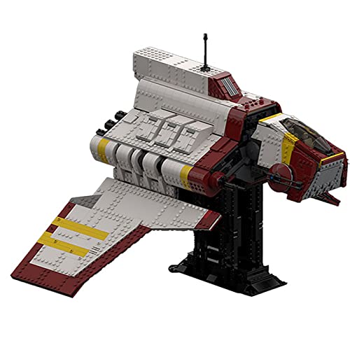 Nu-Class Republic Attack Assault Shuttle Set Construcción, Nave Espacial MOC Grande Compatible con Lego Star Wars USC - 2317 Piezas