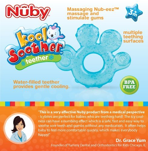 Nuby IcyBite mordedor de mano Colors May Vary