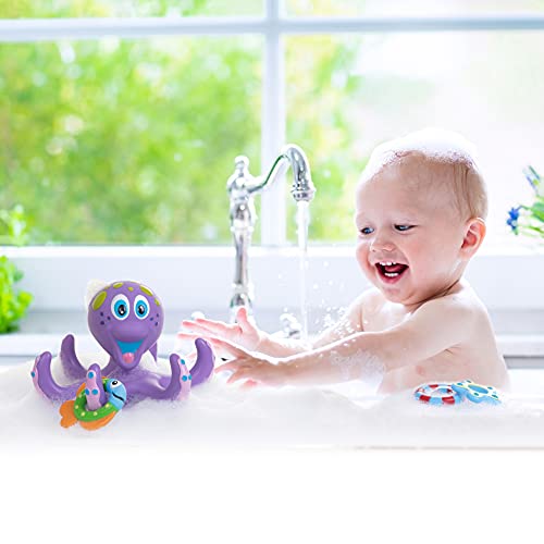 Nuby Juguete flotante de baño de pulpo