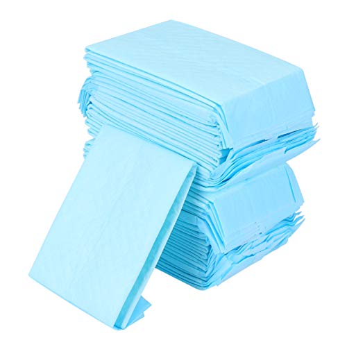 NUOBESTY 30 Piezas Almohadillas Desechables Esterilla Almohadilla para Cambiar La Incontinencia Alfombrilla de Cama Impermeable Súper Absorbente Pañales para Bebés Recién Nacidos Adultos