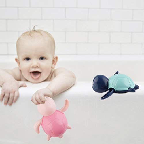 NUOBESTY Termómetro de Baño para Bebés Tortuga Baño Flotante Juguete Bañera Termómetro de Temperatura de Seguridad Impermeable para Bebés Bebés Y Niños Pequeños (Color Aleatorio)