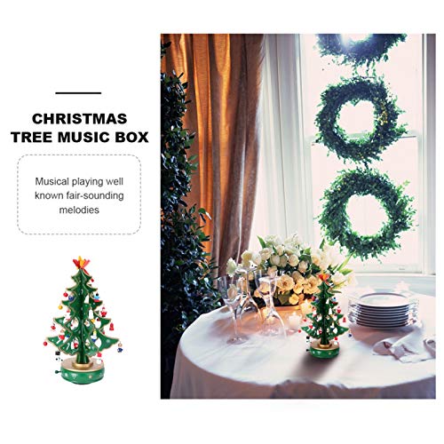 NYKK Caja Musical Caja de música Árbol de Navidad Diseño de relojería Mini Caja de música clásica Regalos for niños y niñas Amigos Caja de música (Color : B)